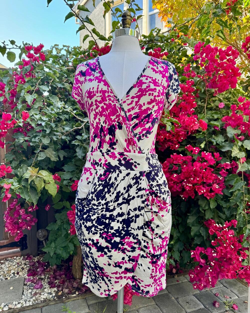 Glam Wrap Dress with Pockets | US M | Excellent Condition